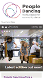 Mobile Screenshot of communitydance.org.uk